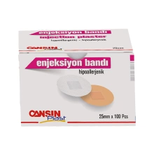 İNYEKSİYA PLASTRI HIPOALLERGENIK (CANSIN) no:117 100ed/qutu 